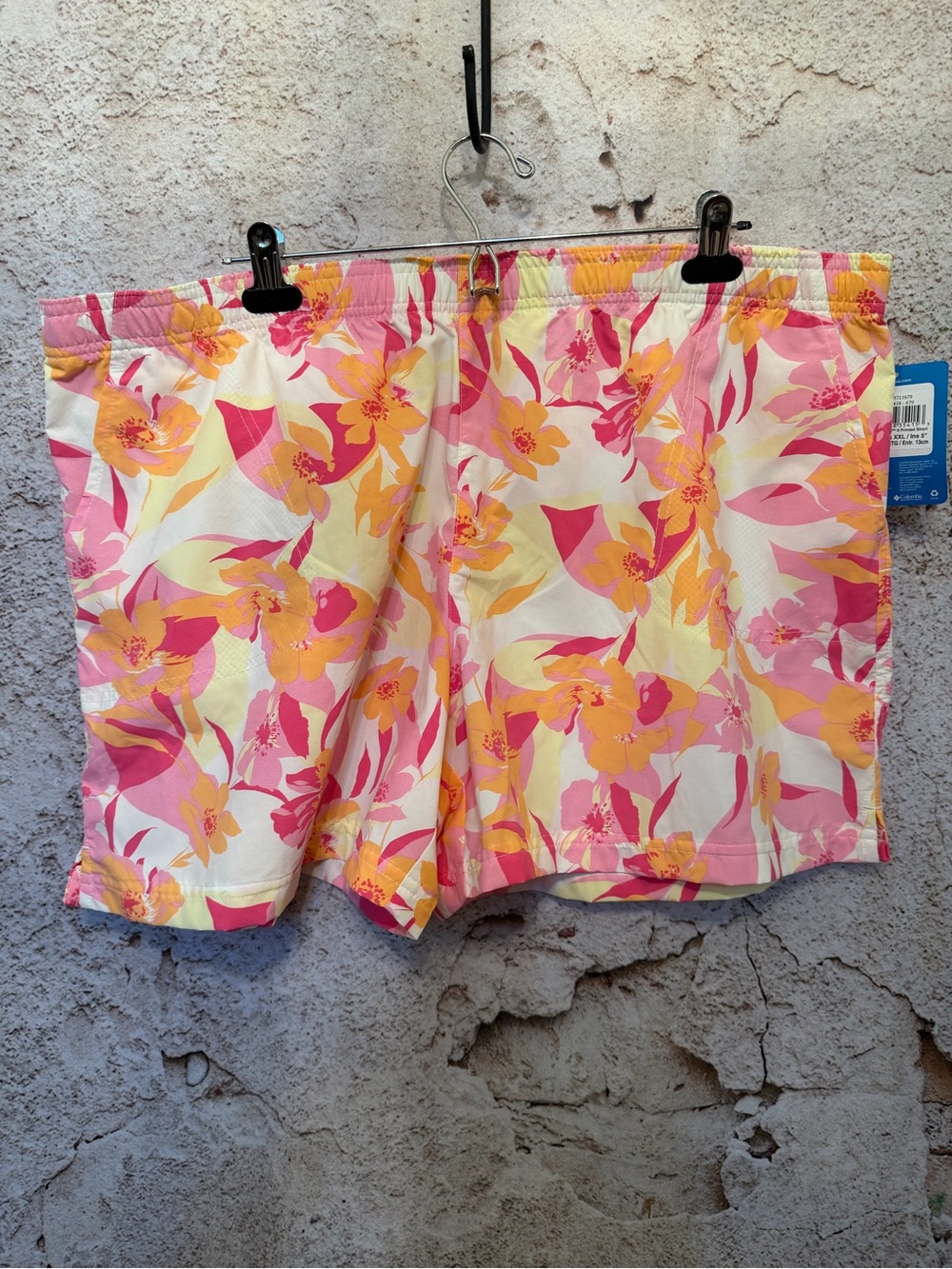 Columbia Floral Elastic-Waist Women’s Shorts NEW